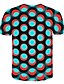 Χαμηλού Κόστους Ανδρικά 3D T-shirts-Ανδρικά Μπλουζάκι Γραφική Γεωμετρικό Στρογγυλή Λαιμόκοψη Causal Καθημερινά Στάμπα Κοντομάνικο Άριστος Κομψό στυλ street Εξωγκωμένος Θαλασσί Βυσσινί Πράσινο Ανοικτό / Καλοκαίρι