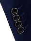 preiswerte Anzüge-Dunkelgrauer, schwarzer, burgunderroter Herren-Hochzeitsanzug mit Schalkragen, einfarbig, Standard-Passform, einreihig, mit einem Knopf, 2022