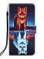 billige iPhone-etuier-tilfelle for Apple iPhone xs max / iphone 8 pluss støtdempende / lommebok / kortholder full body cases dyr / 3d tegneserie / panda hardtpu / pu lær for iphone 7/7 pluss / 8/6/6 pluss / xr / x / xs