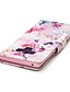 baratos Capas de Telefone-Capinha Para Samsung Galaxy Note 9 / Note 8 Carteira / Porta-Cartão / Antichoque Capa Proteção Completa Flor PU Leather