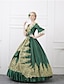 cheap Historical &amp; Vintage Costumes-Rococo Victorian 18th Century Cocktail Dress Vintage Dress Dress Party Costume Masquerade Ball Gown Prom Dress Women&#039;s Costume Vintage Cosplay Party Prom Floor Length Long Length Ball Gown Plus Size