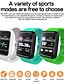 cheap Smart Watches-Smartwatch Digital Modern Style Sporty Silicone 30 m Water Resistant / Waterproof Heart Rate Monitor Bluetooth Digital Casual Outdoor - Black White Purple