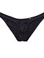 cheap Exotiska herrunderkläder-Men&#039;s Ruched Briefs Underwear - Normal 1 Piece Low Waist Black White Purple M L XL