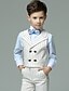 cheap Sets-Kids Boys&#039; Basic Solid Colored Long Sleeve Regular Regular Clothing Set White
