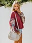 cheap Down to $2.99-Women&#039;s Going out Street chic Color Block Long Sleeve Pullover Sweater Jumper, Round Neck Spring &amp;  Fall Wine / Green / White S / M / L