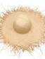 cheap Wedding Accessories-Hats Straw Sun Hat Casual Daily Wear With Pure Color Headpiece Headwear