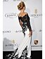 cheap Special Occasion Dresses-Mermaid / Trumpet White Engagement Formal Evening Dress Off Shoulder Long Sleeve Sweep / Brush Train Lace with Appliques 2020