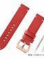 cheap Leather Watch Bands-Genuine Leather / Calf Hair Watch Band Black / Red / Brown Other 2.2cm / 0.9 Inches / 2.4cm / 0.94 Inches