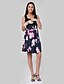 Χαμηλού Κόστους Φορέματα Εγκυμοσύνης-Γυναικεία Εγκυμοσύνη Φόρεμα σε ευθεία γραμμή Αμάνικο Ριγέ Φλοράλ Συνδυασμός Χρωμάτων Patchwork Στάμπα Βασικό Μαύρο Ρουμπίνι Τ M L XL XXL / Πάνω από το Γόνατο