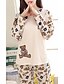 cheap Pajamas &amp; Loungewear-Women&#039;s Suits Nightwear Beige M L XL