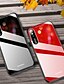 abordables Carcasas iPhone-funda de teléfono de plexiglás para iphone xs max xr xs x cubierta trasera dura de espejo de pc a prueba de golpes para iphone 8 plus 8 7 plus 7 6 plus 6 funda tpu edge