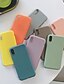 abordables Carcasas iPhone-Funda Para Apple iPhone XR / iPhone XS Max / iPhone X Congelada Funda Trasera Un Color Suave TPU