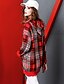abordables Pulls &amp; Gilets Femme-Femme Bloc de Couleur Pullover Manches Longues Mince Pull Cardigans Col Rond Automne Hiver Rouge