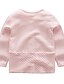 tanie Swetry i kardigany niemowlęce dla dziewczynek-Baby Girls&#039; Active / Basic Print Long Sleeve Cotton Sweater &amp; Cardigan Blushing Pink / Toddler