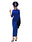 cheap Maxi Dresses-Women&#039;s Vintage Elegant Bodycon Sheath Dress - Solid Colored Black Blue, Backless Bow Pleated Black Blue S M L XL