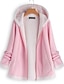 cheap Women&#039;s Coats &amp; Trench Coats-Women&#039;s Jacket Regular Solid Colored Daily Blushing Pink Wine Khaki S M L