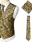 cheap Vests-Polyester Wedding Vests Print / 3D