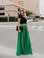 cheap Plain Skirts-Women&#039;s Swing Long Skirt Maxi Chiffon Satin Gold Velvet Black Green Pale Pink Skirts Summer Pleated Patchwork Without Lining Elegant Vintage Fashion Street Holiday S M L