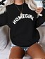 cheap Plus Size Tops-Women&#039;s Plus Size Daily Sweatshirt Letter Basic Hoodies Sweatshirts  Loose Wine