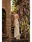 preiswerte Hochzeitskleider-Einfache Brautkleider im Saal-Stil mit offenem Rücken, U-Ausschnitt, ärmellos, Sweep/Bürstenzug, Brautkleider aus Stretchstoff mit Drapierung, Sommerhochzeitsfeier 2024