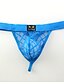 baratos Moda Íntima Exótica para Homem-Homens 1 Peça Básico G-string Underwear - Normal Cintura Média Branco Preto Azul S M L