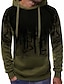 cheap Men&#039;s Hoodies &amp; Sweatshirts-Men&#039;s Casual / Street chic Hoodie - Geometric / Letter White US32 / UK32 / EU40