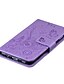 baratos Capas de Telefone-Capinha Para Samsung Galaxy S9 / S9 Plus / S8 Plus Carteira / Porta-Cartão / Antichoque Capa Proteção Completa Borboleta / Sólido PU Leather