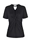 cheap Women&#039;s T-shirts-Women&#039;s T-shirt Solid Colored Tops V Neck Wine Black Purple