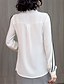 cheap Women&#039;s Blouses &amp; Shirts-Women&#039;s Solid Colored Shirt Daily Work Shirt Collar White / Blue / Blushing Pink