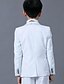 cheap Sets-Kids Boys&#039; Basic Solid Colored Long Sleeve Suit &amp; Blazer White