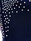 preiswerte Eiskunstlaufkleider, -hosen und -jacken-Eiskunstlaufkleid Damen Mädchen Eislaufen Kleider Austattungen Dunkelblau Gitter Elasthan Hochelastisch Ausbildung Freizeit Sport Praxis Eiskunstlaufkleidung Anatomisches Design Rasche Trocknung