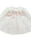 cheap Baby Girls&#039;  Dresses-Baby Girls Long Sleeve Cotton Flower Dress for 3-18 Months
