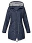 economico Women&#039;s Coats &amp; Trench Coats-Women&#039;s Trench Coat Long Solid Colored Daily Blue Red Yellow Blushing Pink S M L XL