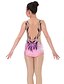 abordables Gymnastique-Rhythmic Gymnastics Leotards Artistic Gymnastics Leotards Women&#039;s Girls&#039; Leotard High Elasticity Handmade Sleeveless Competition Dance Ice Skating Rhythmic Gymnastics Figure Skating Purple Pink