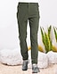 billige Bunner-Herre Turbukser Sommer Vår Høst Utendørs Normal Vanntett Hudvennlig Hurtigtørkende Stretch Bukser Bunner Elastisk midje Mørkegrå Svart Elastan Camping / Vandring Jakt Fisking M L XL XXL XXXL