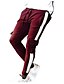 halpa Männerhosen-Men&#039;s Basic / Street chic Chinos / Sweatpants Pants - Solid Colored / Striped Black Red Green US32 / UK32 / EU40 US34 / UK34 / EU42 US36 / UK36 / EU44