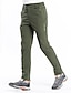 billige Bunner-Herre Turbukser Sommer Vår Høst Utendørs Normal Vanntett Hudvennlig Hurtigtørkende Stretch Bukser Bunner Elastisk midje Mørkegrå Svart Elastan Camping / Vandring Jakt Fisking M L XL XXL XXXL