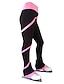 cheap Figure Skating-Figure Skating Pants Women&#039;s Girls&#039; Ice Skating Tights Leggings Outfits Purple Pink Yellow Open Back Spandex High Elasticity Training Skating Wear Handmade Solid Colored Classic Long Pant Ice Skating