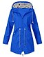 economico Women&#039;s Coats &amp; Trench Coats-Women&#039;s Trench Coat Long Solid Colored Daily Blue Red Yellow Blushing Pink S M L XL