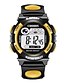 abordables Relojes digitales-niños Reloj Digital Digital Al Aire Libre Resistente al Agua Cronógrafo Reloj Casual Digital Negro Azul Piscina Amarillo / Un año / Caucho