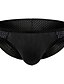cheap Men&#039;s Exotic Underwear-Men&#039;s Mesh Basic Briefs Underwear G-string Underwear Stretchy Mid Waist 1 PC Blue S