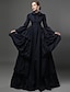 cheap Historical &amp; Vintage Costumes-Maria Antonietta Victorian Medieval 18th Century Cocktail Dress Vintage Dress Dress Party Costume Masquerade Prom Dress Women&#039;s Costume Vintage Cosplay Party Prom Long Sleeve Long Length Ball Gown