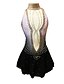 abordables Robes de Patinage Artistique-Robe de Patinage Artistique Femme Fille Patinage Robes Tenue Violet Blanc / Blanc Jaune et jaune Dos ouvert Spandex Micro-élastique Entraînement Tenue de Patinage Classique Cristal / Stras Sans