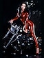 preiswerte Zentai Kostüme-Zentai-Anzüge Cosplay Kostüm Catsuit Motorrad-Mädchen Erwachsene Kunstleder Latex Cosplay Kostüme Turnanzug Damen Einfarbig Halloween Karneval / Hautenger Anzug