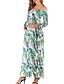 cheap Maternity Dresses-Women&#039;s Maternity Maxi Swing Dress - Long Sleeve Floral Elegant Street chic White Black S M L XL XXL