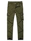 cheap Cargo Pants-Men&#039;s Military Chinos Tactical Cargo Sporty Full Length Pants Micro-elastic Camouflage Solid Colored Mid Waist Skinny Black L XL