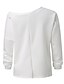 cheap Sweaters &amp; Cardigans-Women&#039;s Sweatshirt Character Star Christmas Hoodies Sweatshirts  Wine White Black