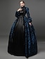 Χαμηλού Κόστους Ιστορικές &amp; Vintage Στολές-Μαρία Αντωνιέτα Βικτοριανό Μεσαίωνα 18ος αιώνας Κοκτέιλ Φόρεμα Vintage Φόρεμα Φορέματα Κοστούμι πάρτι Χορός μεταμφιεσμένων Φόρεμα χορού Γυναικεία Δαντέλα Στολές Πεπαλαιωμένο Μεταμφίεση / Σατέν