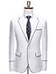 voordelige Tuxedo -pakken-Tuxedos Tailored Fit Notch Single Breasted One-button Polyester Solid Colored