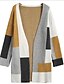 preiswerte Pullover &amp; Strickjacken-Damen Einfarbig Langarm Strickjacke Pullover Jumper, V-Ausschnitt Beige S / M / L